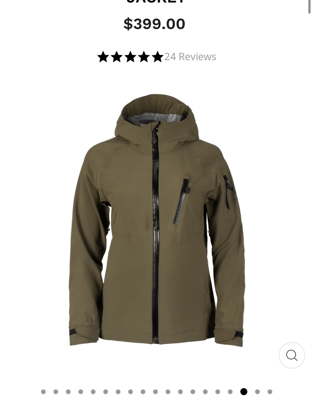 Women’s Olive Hooded Softshell Jacket